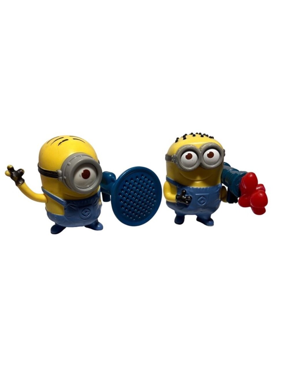 Despicable Me Minions 2013 McDonalds Toys Set Of 2 Phil Jelly Gun & Stuart